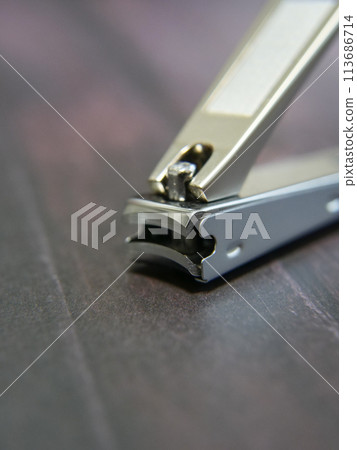 Stainless steel nail clippers, aesthetic sense, cleanliness Stainless steel nail clippers, aesthetic sense, cleanliness 113686714