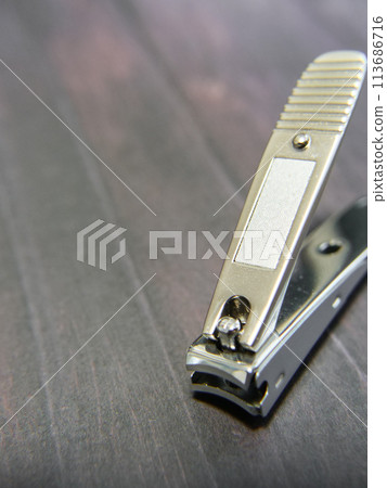 Stainless steel nail clippers, aesthetic sense, cleanliness Stainless steel nail clippers, aesthetic sense, cleanliness 113686716