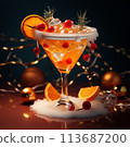 cute cocktail for christmas 113687200