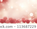 Abstract Advent Background - Christmas Decoration And Defocused Lights 113687229