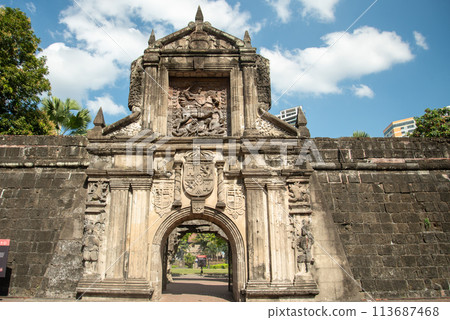 View of Fort Santiago in Manila, Philippines View of Fort Santiago in Manila, Philippines 113687468