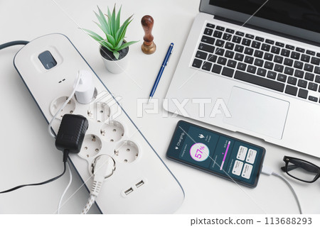 Charging phone, smart power strip 113688293