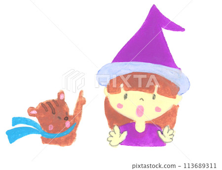 發現魔女與瑪莉蘇手繪插畫素材 發現魔女與瑪莉蘇手繪插畫素材 113689311