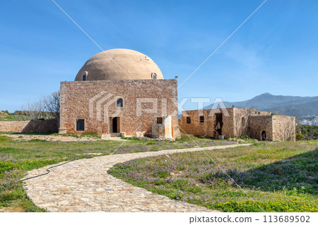 Mosque of Sultan Ibrahim in Fortezza of Rethymno, Crete Mosque of Sultan Ibrahim in Fortezza of Rethymno, Crete 113689502