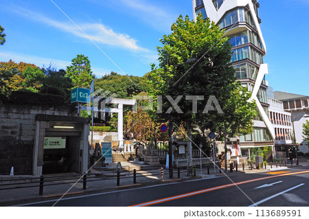 Tokyo Metro Nogizaka Station Nogi Shrine Tokyo Metro Nogizaka Station Nogi Shrine 113689591