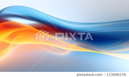 dynamic holographic waves and glowing lines dynamic holographic waves and glowing lines 113690256