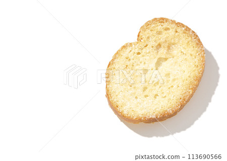 Rusks photographed on a white background Rusks photographed on a white background 113690566