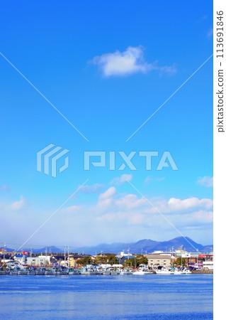 用宗漁港的冬景 用宗漁港的冬景 113691846