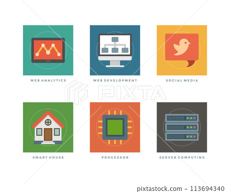Flat design vector illustration infographic... - Stock Illustration ...