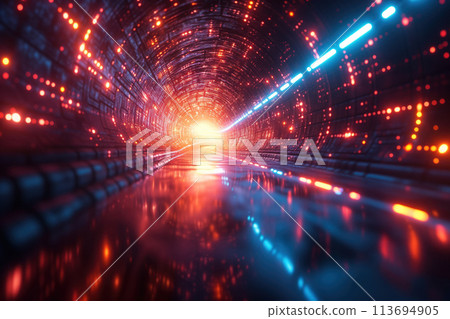Space gate is digital time quantum tunnel at cosmic gateway AI Generative Space gate is digital time quantum tunnel at cosmic gateway AI Generative 113694905