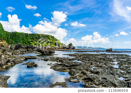 [Okinawa Prefecture] Midsummer beach 113696959