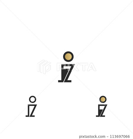 Alphabet letters Initials Monogram logo IZ, ZI Alphabet letters Initials Monogram logo IZ, ZI 113697066