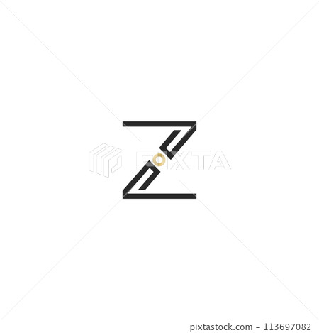 Alphabet letters Initials Monogram logo IZ, ZI Alphabet letters Initials Monogram logo IZ, ZI 113697082