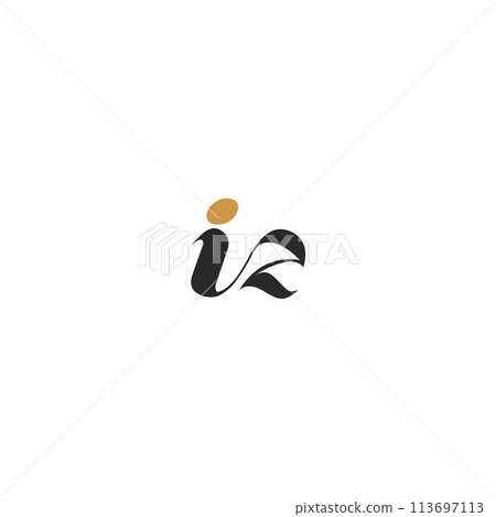 Alphabet letters Initials Monogram logo IZ, ZI Alphabet letters Initials Monogram logo IZ, ZI 113697113
