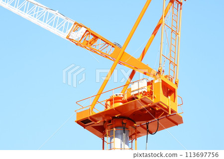 Construction site crane Construction site crane 113697756