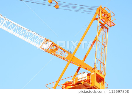 Construction site crane Construction site crane 113697808