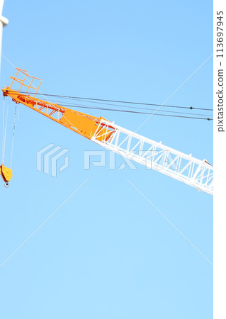 Construction site crane 113697945