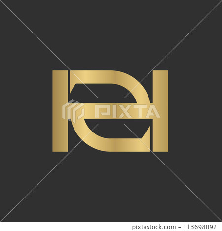 ZH or HZ logo and icon design ZH or HZ logo and icon design 113698092