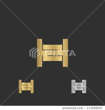 ZH or HZ logo and icon design ZH or HZ logo and icon design 113698093