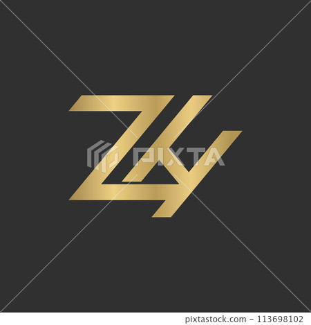 ZH or HZ logo and icon design ZH or HZ logo and icon design 113698102