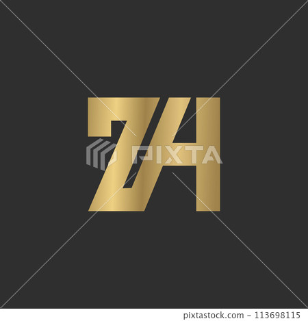 ZH or HZ logo and icon design ZH or HZ logo and icon design 113698115