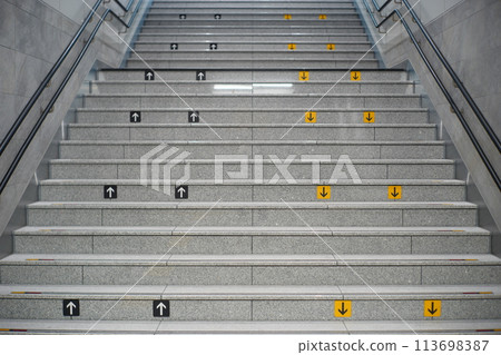 Stairs inside the station 113698387
