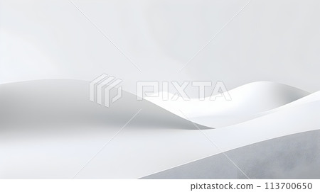 Smooth Minimalist White Paper Curve Embracing Light and Dark Contrasts Smooth Minimalist White Paper Curve Embracing Light and Dark Contrasts 113700650