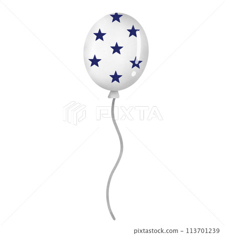 Balloons for the American Independence Day celebration Balloons for the American Independence Day celebration 113701239