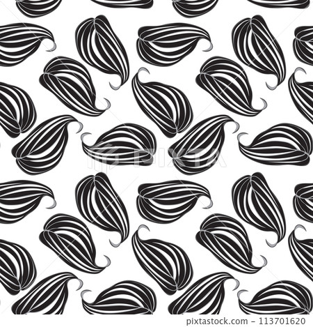 Leafy seamless pattern 113701620