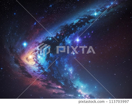 Fantastic glowing nebula 113703997