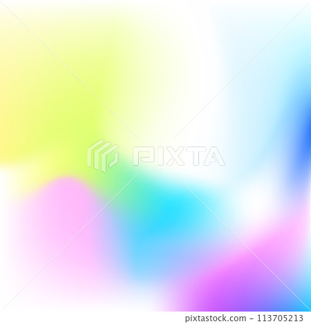 Fresh colorful Abstract background with copy space, blue, green, white, pink, yellow  tones 113705213
