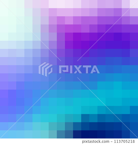 Mosaic colorful abstract background, pink, blue, green, purple, turquoise tones 113705218
