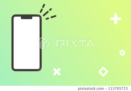 Illustration of a phone receiving a call Illustration of a phone receiving a call 113705715