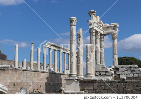 Acropolis World Heritage Bergama Turkey Asia 113706004