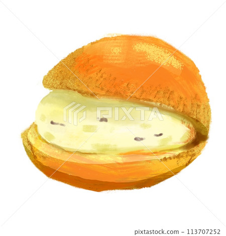 Acrylic-style cream bun Acrylic-style cream bun 113707252