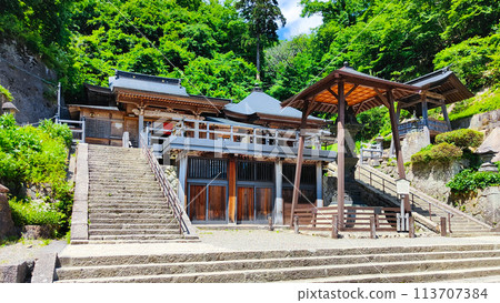 山寺(立石寺):大佛殿和奧之院(如法堂) 山寺(立石寺):大佛殿和奧之院(如法堂) 113707384