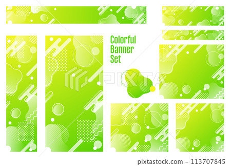 橫幅集_孟菲斯圖案 113707845