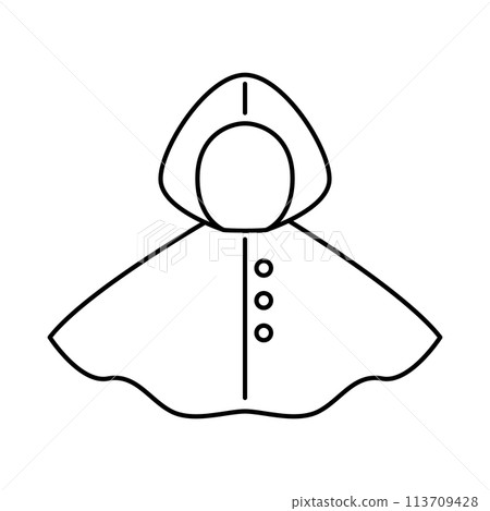 Raincoat icon.Vector illustration. Raincoat icon.Vector illustration. 113709428