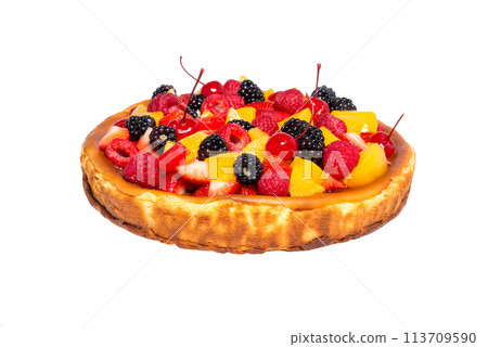 Tasty fruit homemade tart 113709590