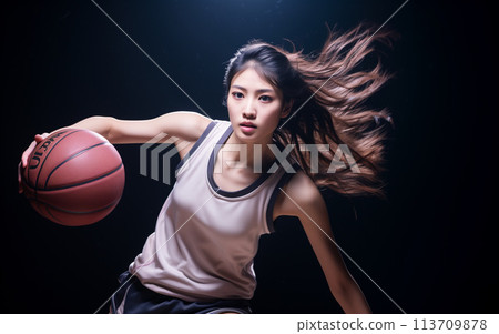 女子籃球運動員 113709878