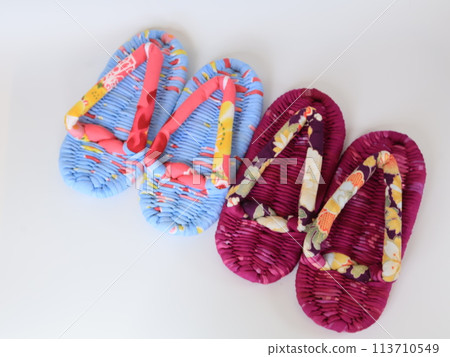 布涼鞋兩雙 布涼鞋兩雙 113710549