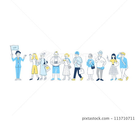 女入境導遊及旅遊顧客 女入境導遊及旅遊顧客 113710711