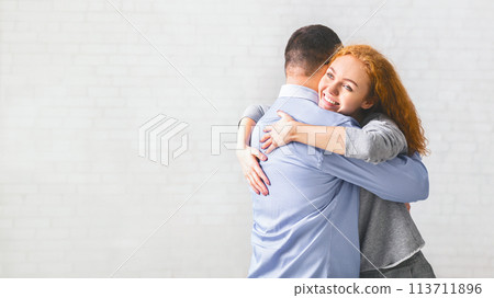 Positive people hugging each other at rehab group meeting Positive people hugging each other at rehab group meeting 113711896