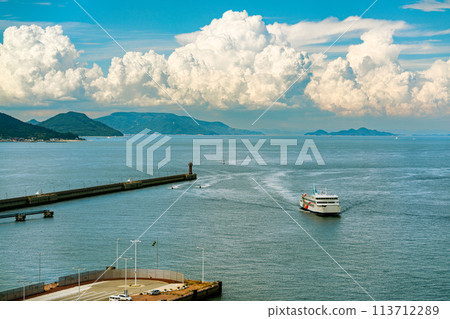 The Seto Inland Sea in summer 113712289