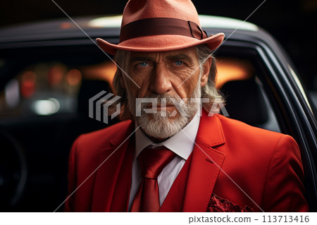 Portrait of a gentleman, stylish serious man, elegant luxurious suit, confident look, beautiful pose, suite impeccably richly . Portrait of a gentleman, stylish serious man, elegant luxurious suit, confident look, beautiful pose, suite impeccably richly . 113713416
