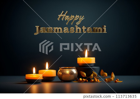 Krishna janmashtami, yearly Hindu festival that celebrates the birth of Krishna, the eighth incarnation of Vishnu, supreme God, of the Vaishnava tradition of Hinduism, Religious cultural. Krishna janmashtami, yearly Hindu festival that celebrates the birth of Krishna, the eighth incarnation of Vishnu, supreme God, of the Vaishnava tradition of Hinduism, Religious cultural. 113713635