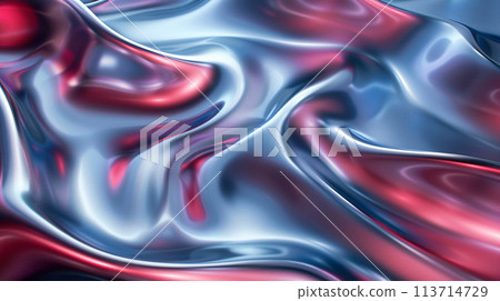 閃亮的液態金屬紋理背景材料 閃亮的液態金屬紋理背景材料 113714729