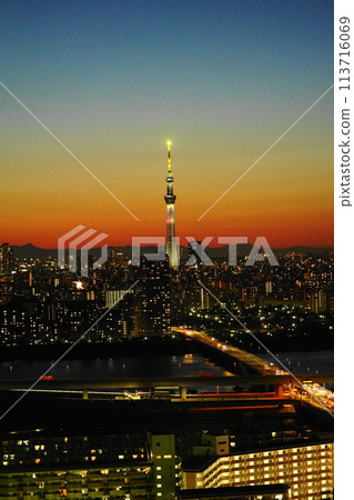 晴空塔夜景 May 江戶川55 東京晴空塔夜景/塔樓船堀 113716069