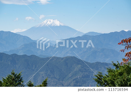 View of Mt. Fuji from the top of Mt. Takao View of Mt. Fuji from the top of Mt. Takao 113716594