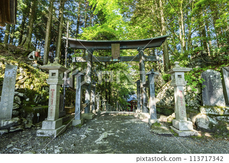 埼玉縣秩父市三峰神社奧宮遙海殿前的鳥居 113717342